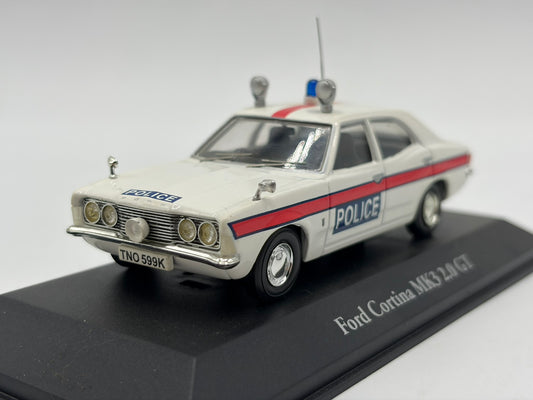 1/43 1971 Ford Cortina Mk3 2.0 GT - Essex Police | Model Police Car