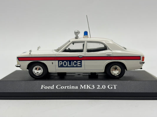 1/43 1971 Ford Cortina Mk3 2.0 GT - Essex Police | Model Police Car