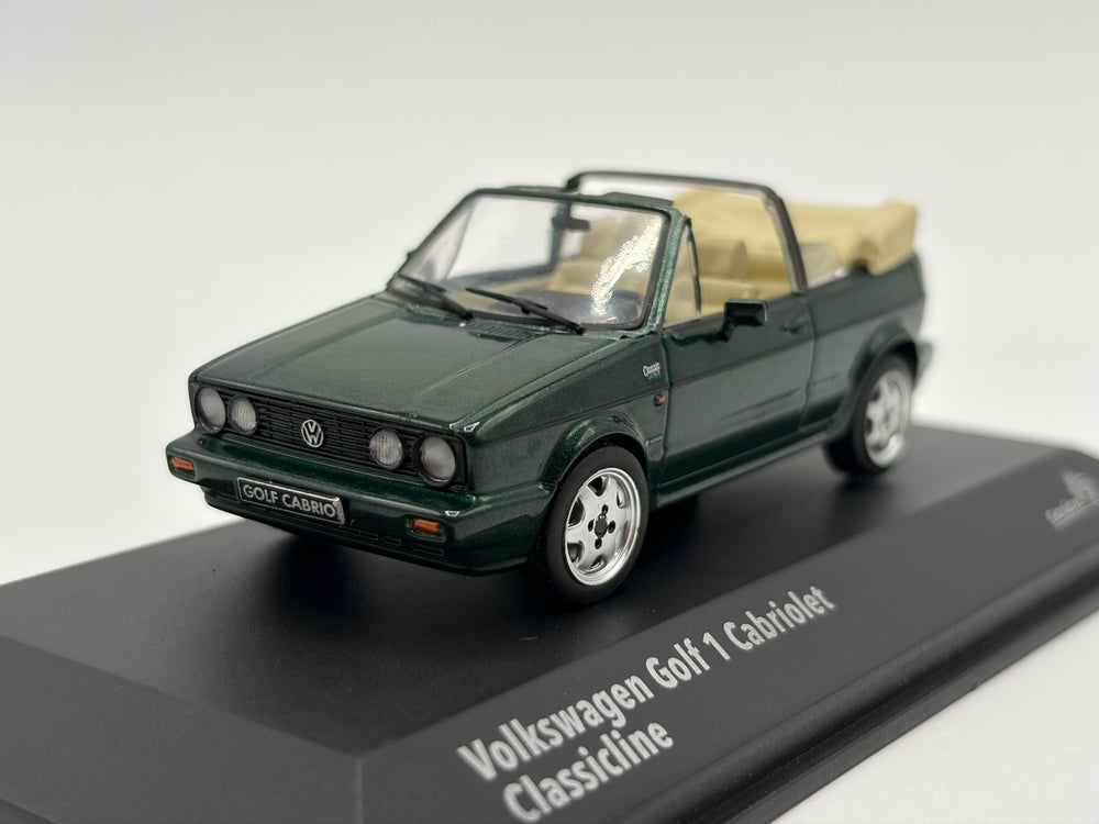 1/43 1992 Volkswagen Golf 1 Cabriolet - Classic Green - Solido | Model Car