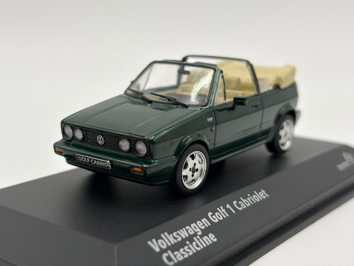 1/43 1992 Volkswagen Golf 1 Cabriolet - Classic Green - Solido | Model Car