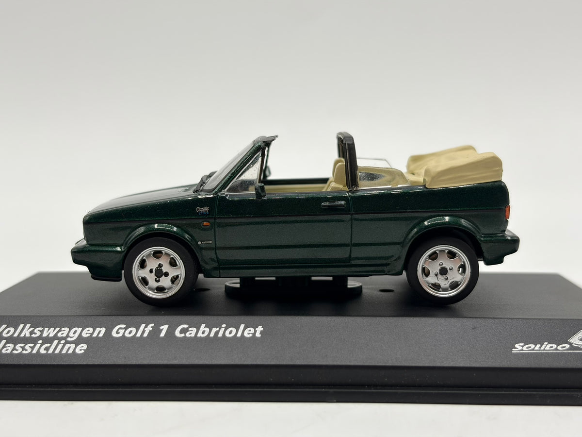 1/43 1992 Volkswagen Golf 1 Cabriolet - Classic Green - Solido | Model Car