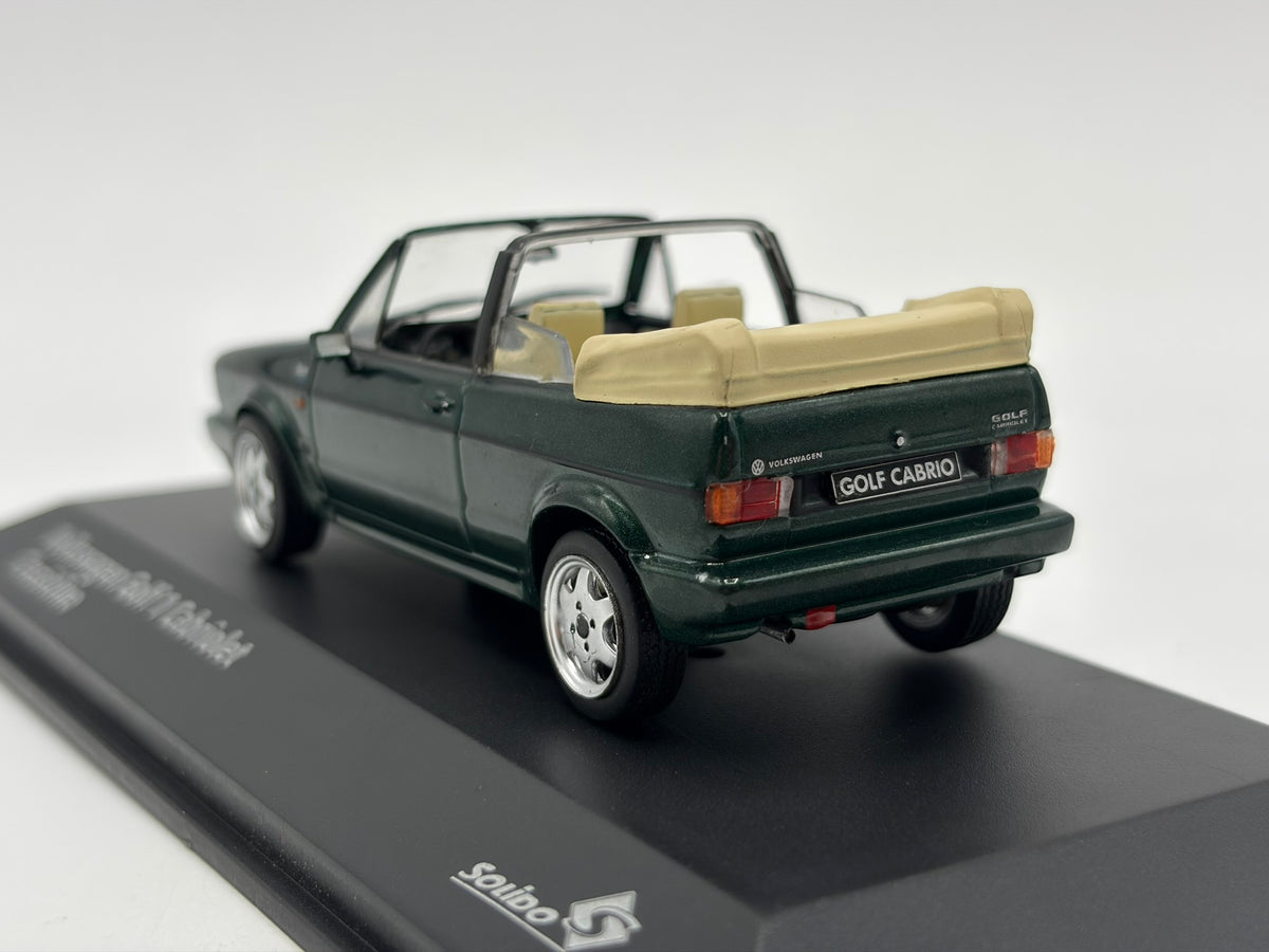 1/43 1992 Volkswagen Golf 1 Cabriolet - Classic Green - Solido | Model Car