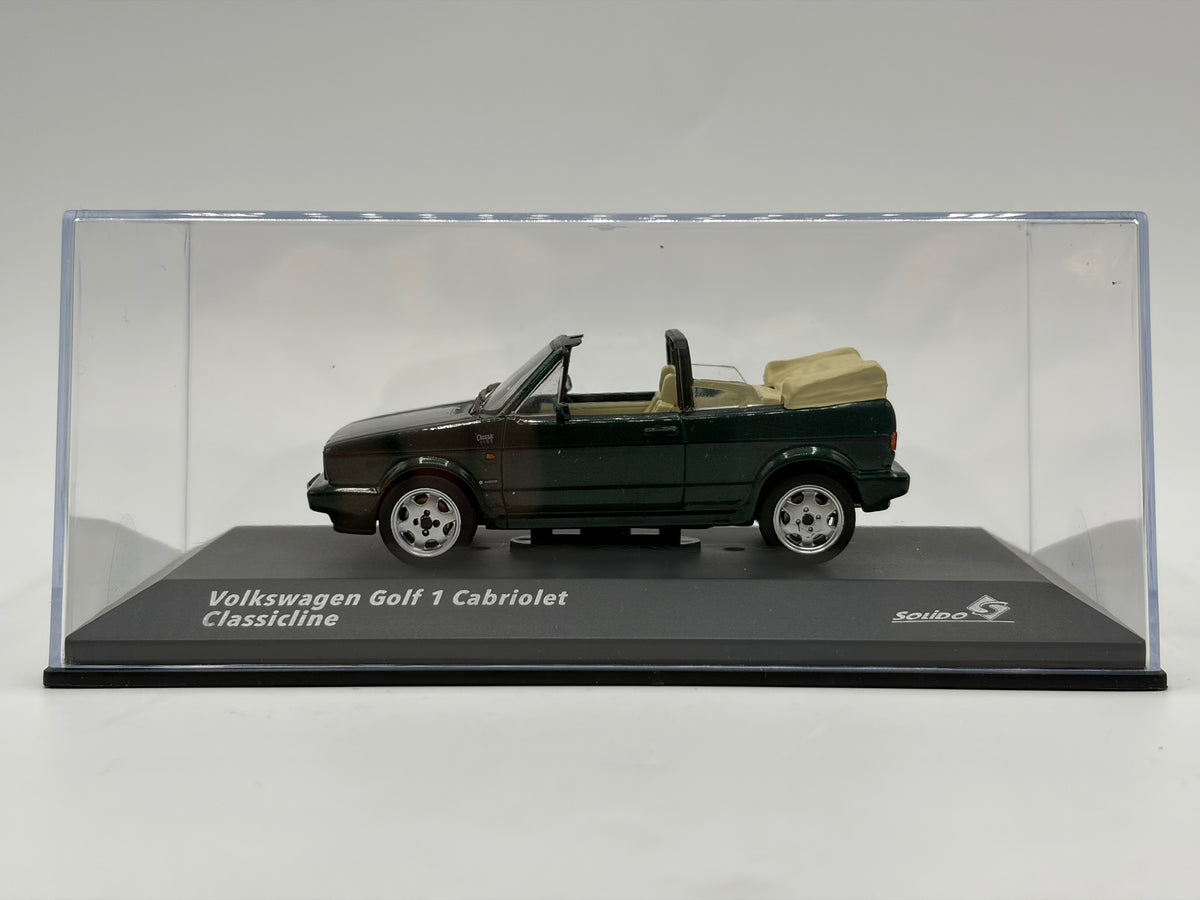 1/43 1992 Volkswagen Golf 1 Cabriolet - Classic Green - Solido | Model Car