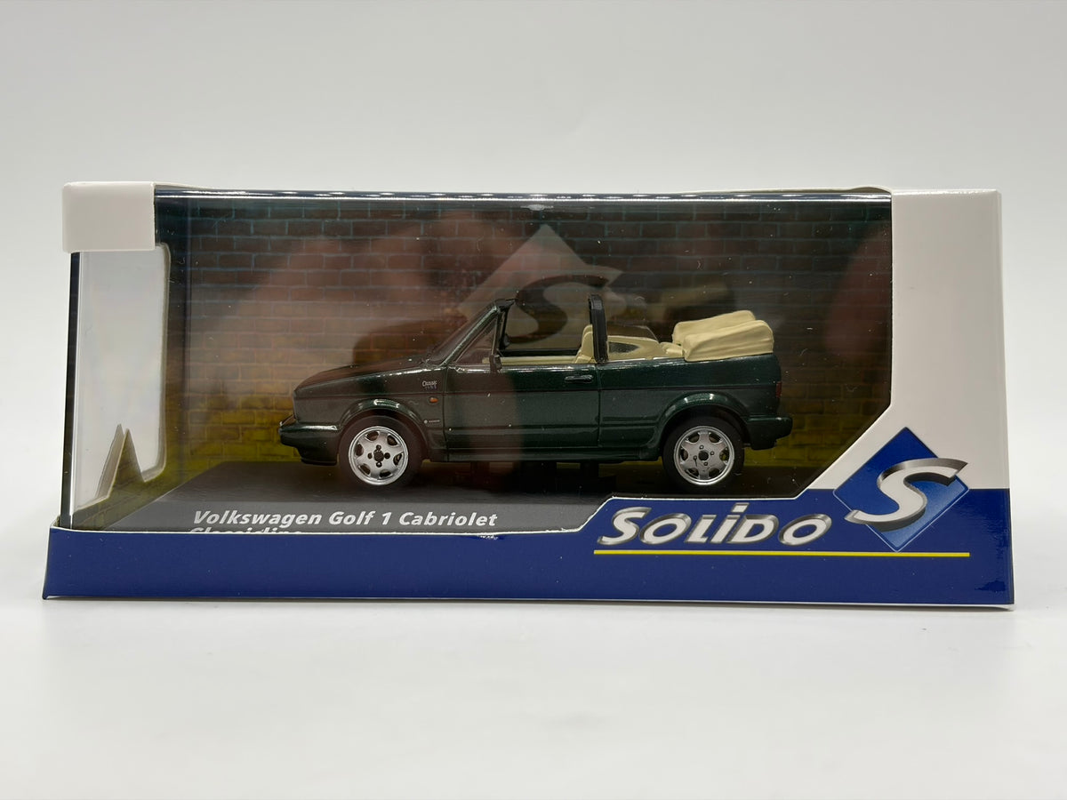 1/43 1992 Volkswagen Golf 1 Cabriolet - Classic Green - Solido | Model Car