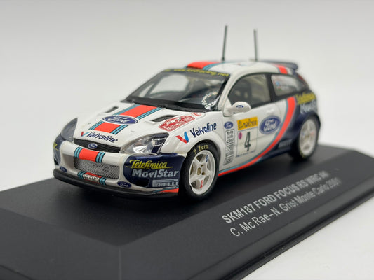 1/43 2001 Ford Focus RS WRC - Rallye Monte Carlo - McRae / Grist | Model Rally Car