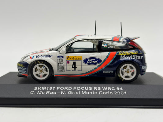 1/43 2001 Ford Focus RS WRC - Rallye Monte Carlo - McRae / Grist | Model Rally Car