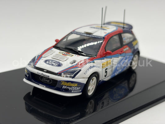 1/43 2002 Ford Focus RS WRC - Rallye Monte Carlo - McRae / Grist - AutoArt | Model Rally Car