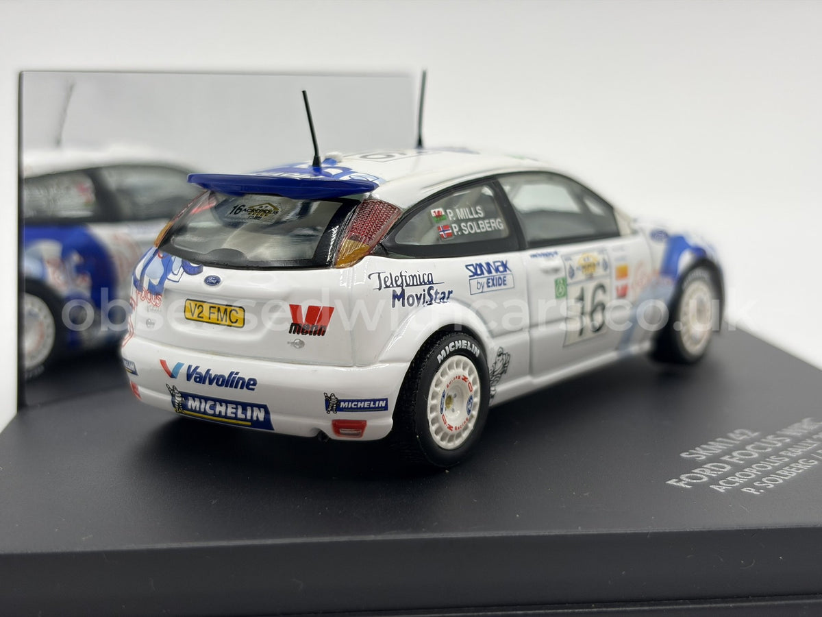 1/43 2000 Ford Focus WRC - Acropolis Rally - Solberg / Mills | Model Rally Car