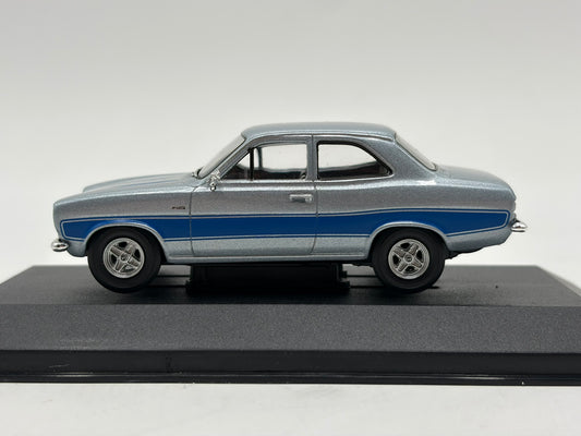 1/43 1975 Ford Escort Mk1 RS2000 - Stardust Silver - Corgi Vanguards | Model Car