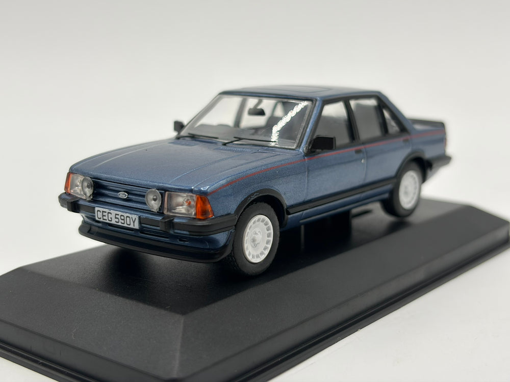 1/43 1982 Ford Granada Mk2 2.8 Injection - Caspian Blue | Model Car