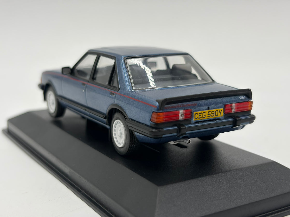 1/43 1982 Ford Granada Mk2 2.8 Injection - Caspian Blue | Model Car