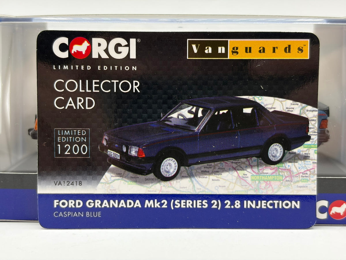1/43 1982 Ford Granada Mk2 2.8 Injection - Caspian Blue | Model Car