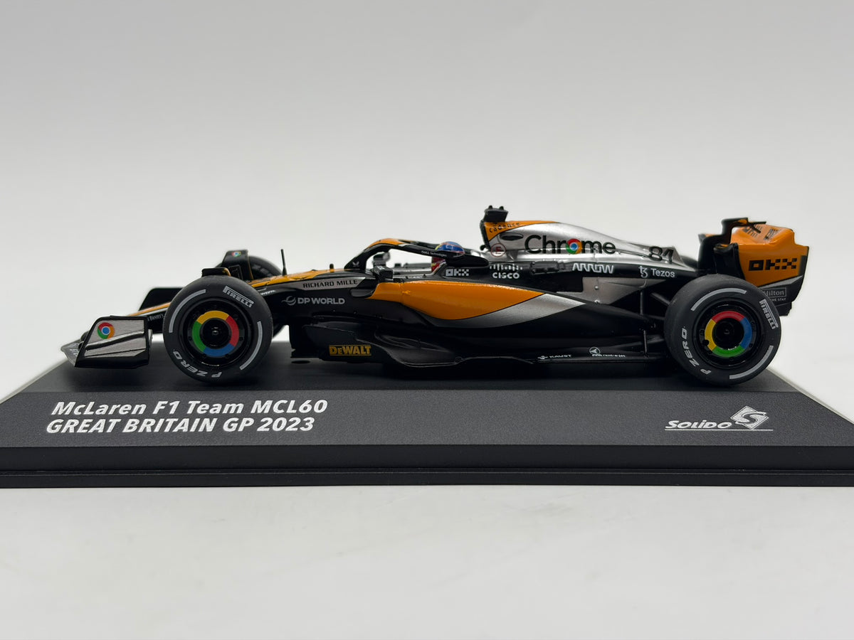 1/43 2023 McLaren MCL60 - Oscar Piastri - Great Britain GP | Model F1 Car