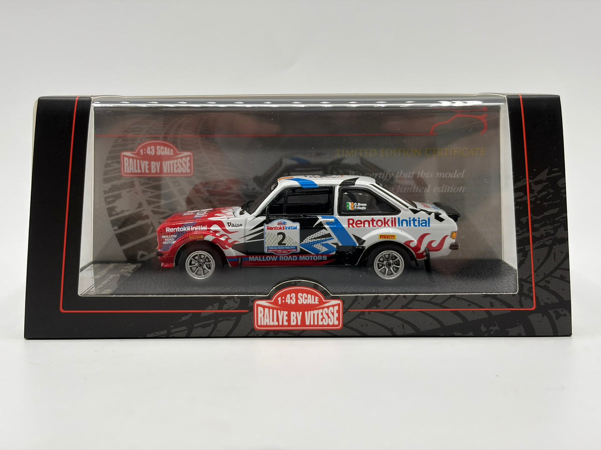 1/43 2019 Ford Escort Mk2 RS1800 - Killarney Historic Rally - Breen / Nagle | Model Rally Car