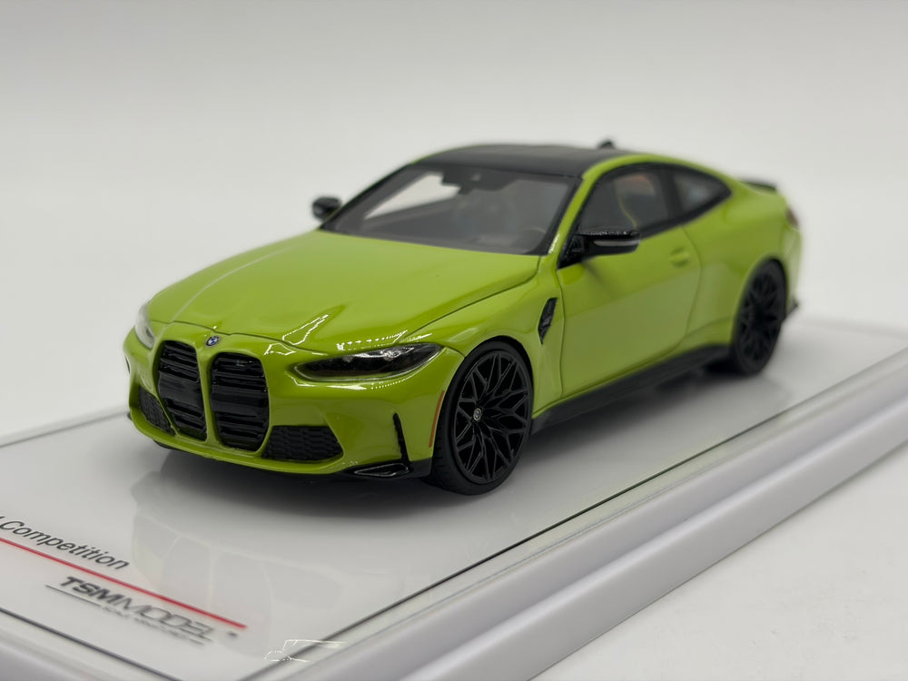 1/43 2021 BMW M4 Competition (G82) - Sao Paulo Yellow - TSM Models | Model Car