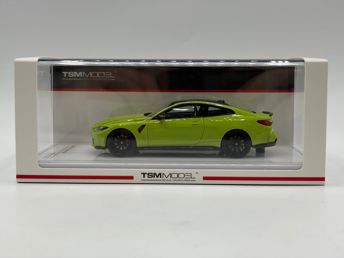 1/43 2021 BMW M4 Competition (G82) - Sao Paulo Yellow - TSM Models | Model Car