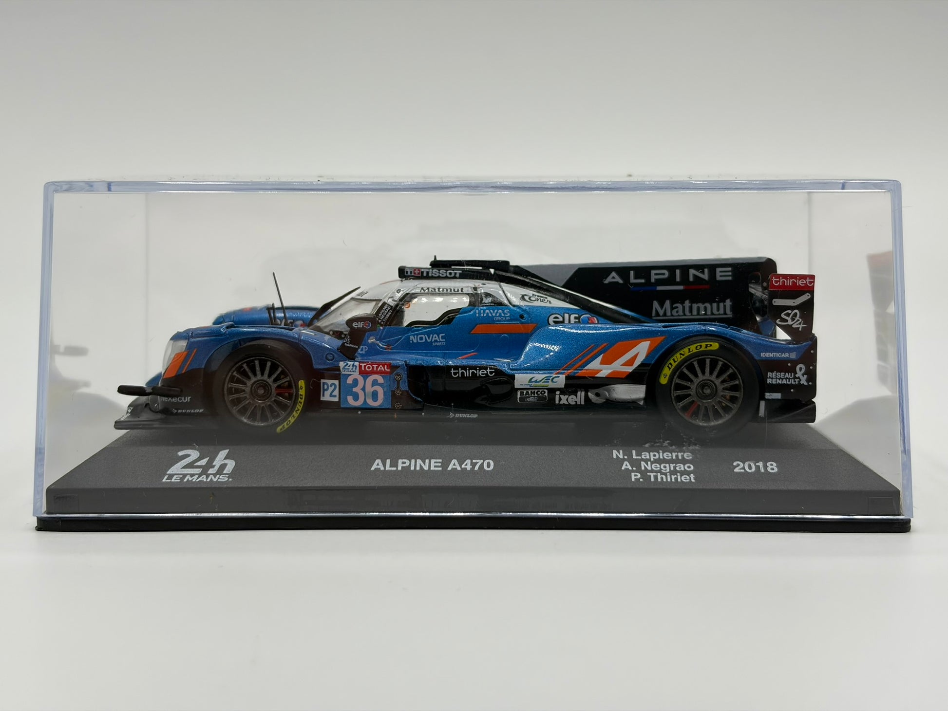 1/43 2018 Alpine A470 - Lapierre / Negrao / Thiriet | Model Le Mans Car