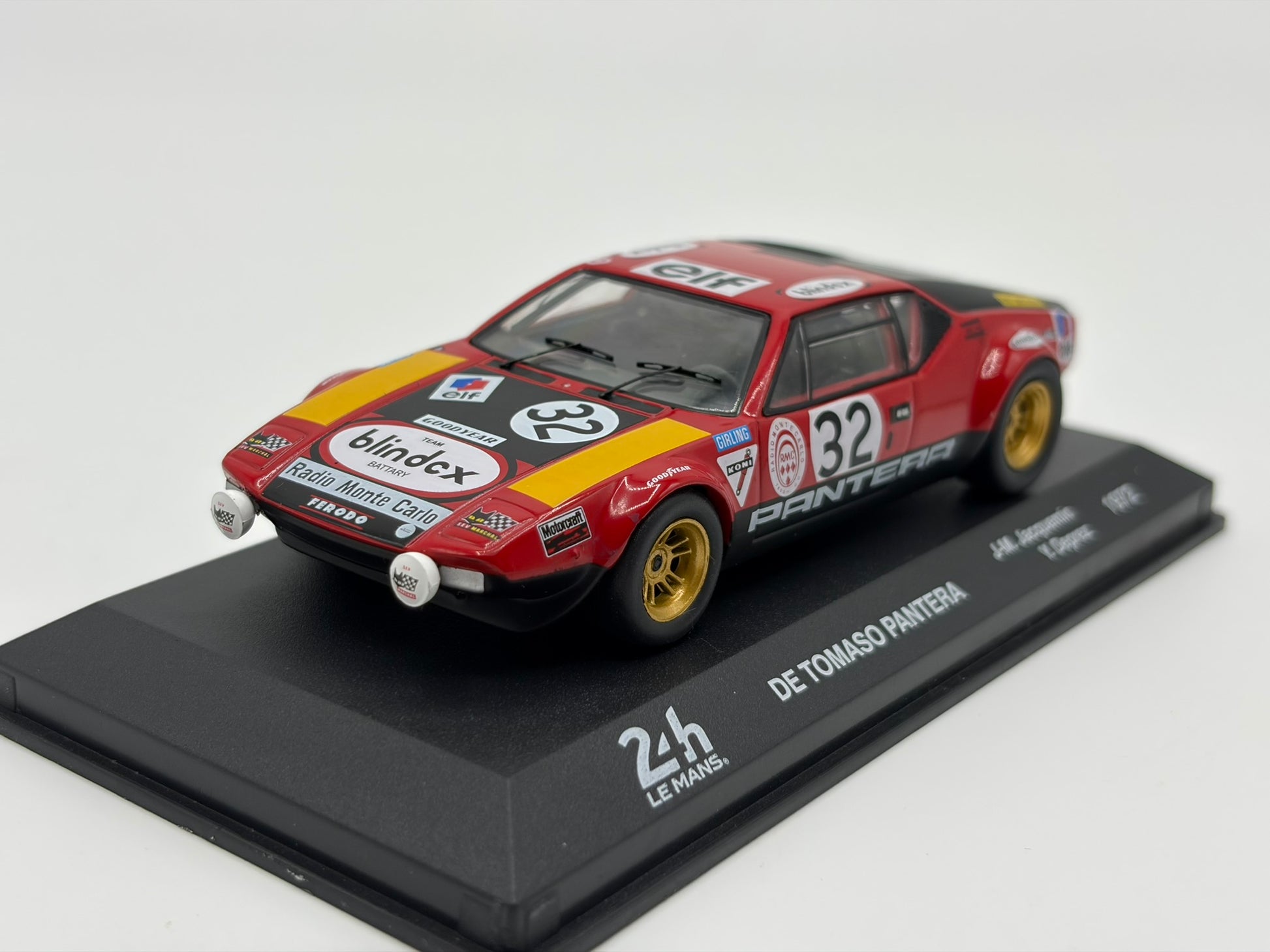 1/43 1972 De Tomaso Pantera - Jacquemin / Deprez | Model Le Mans Car