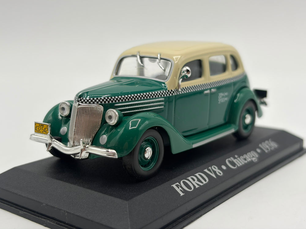 1/43 1936 Ford V8 Chicago Taxi | Model Car