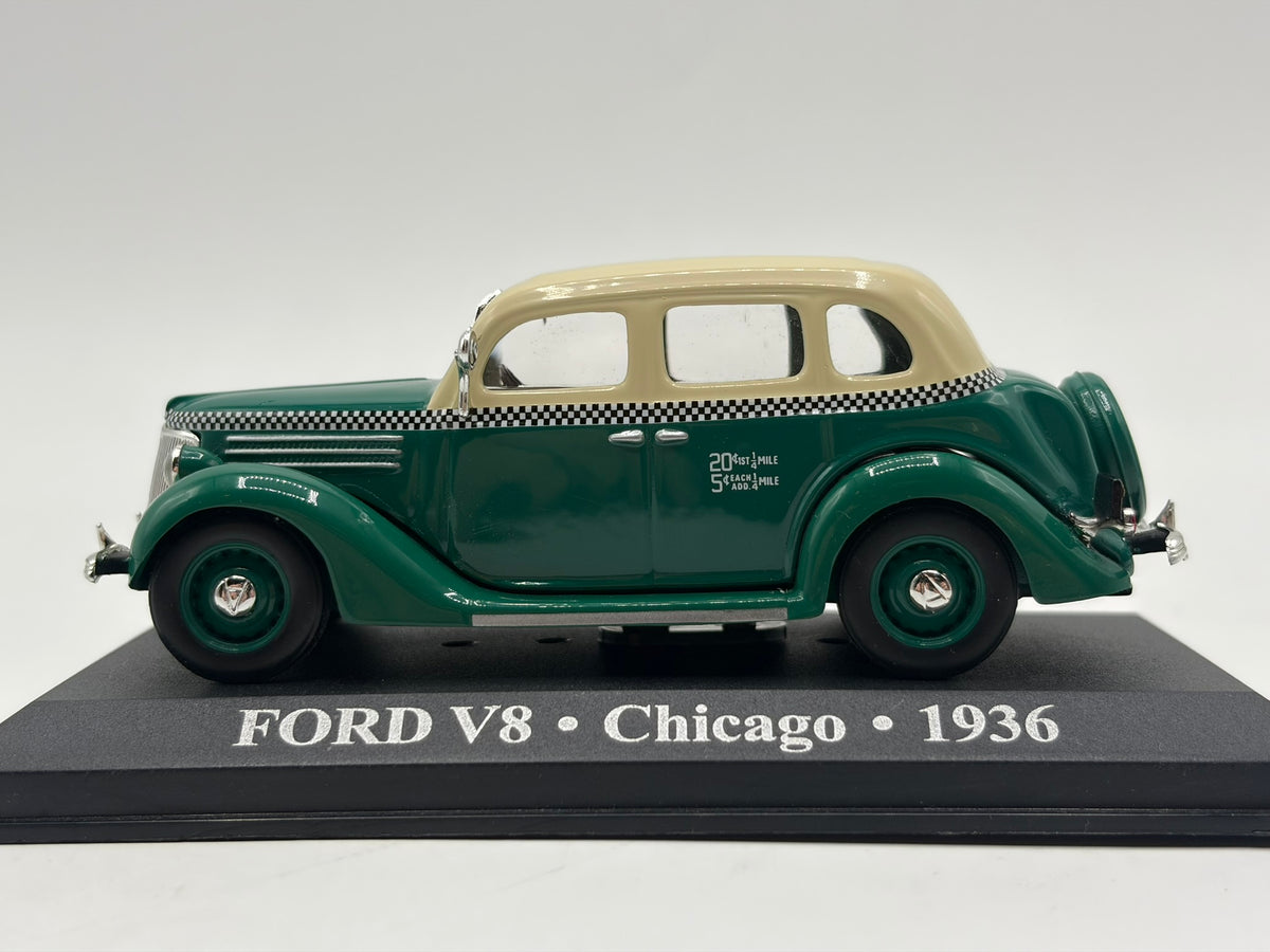 1/43 1936 Ford V8 Chicago Taxi | Model Car