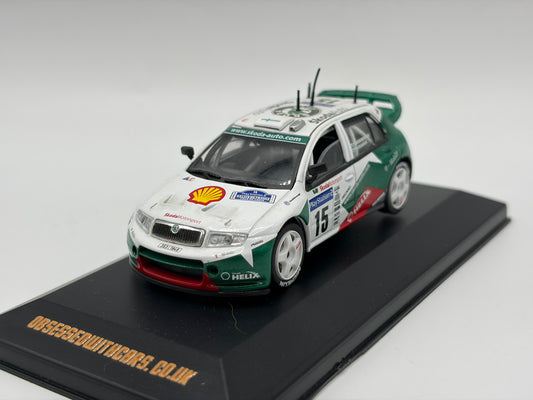 1/43 2003 Skoda Fabia WRC - Tour de Corse - Auriol / Giraudet | Model Rally Car