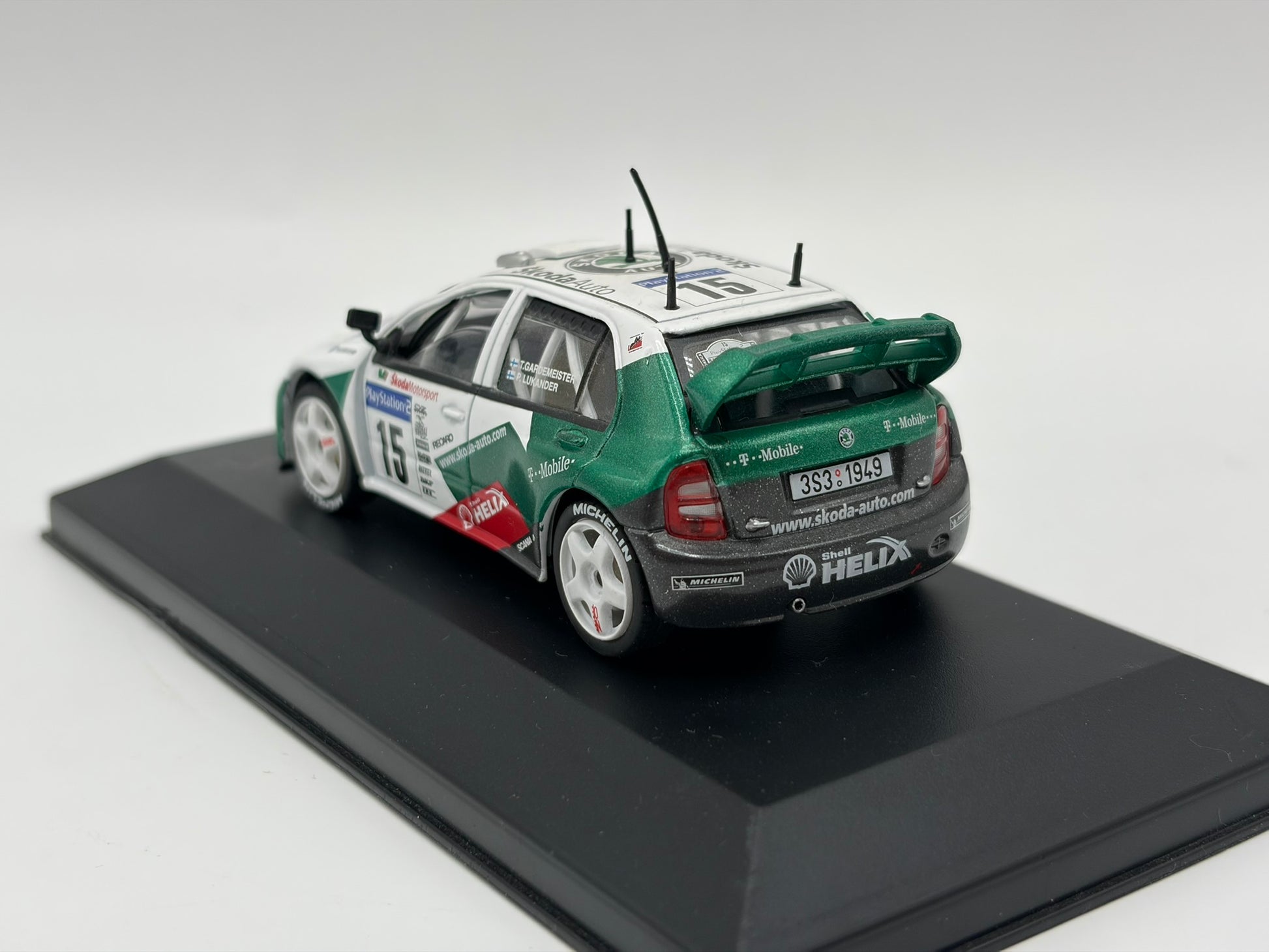 1/43 2003 Skoda Fabia WRC - Tour de Corse - Auriol / Giraudet | Model Rally Car