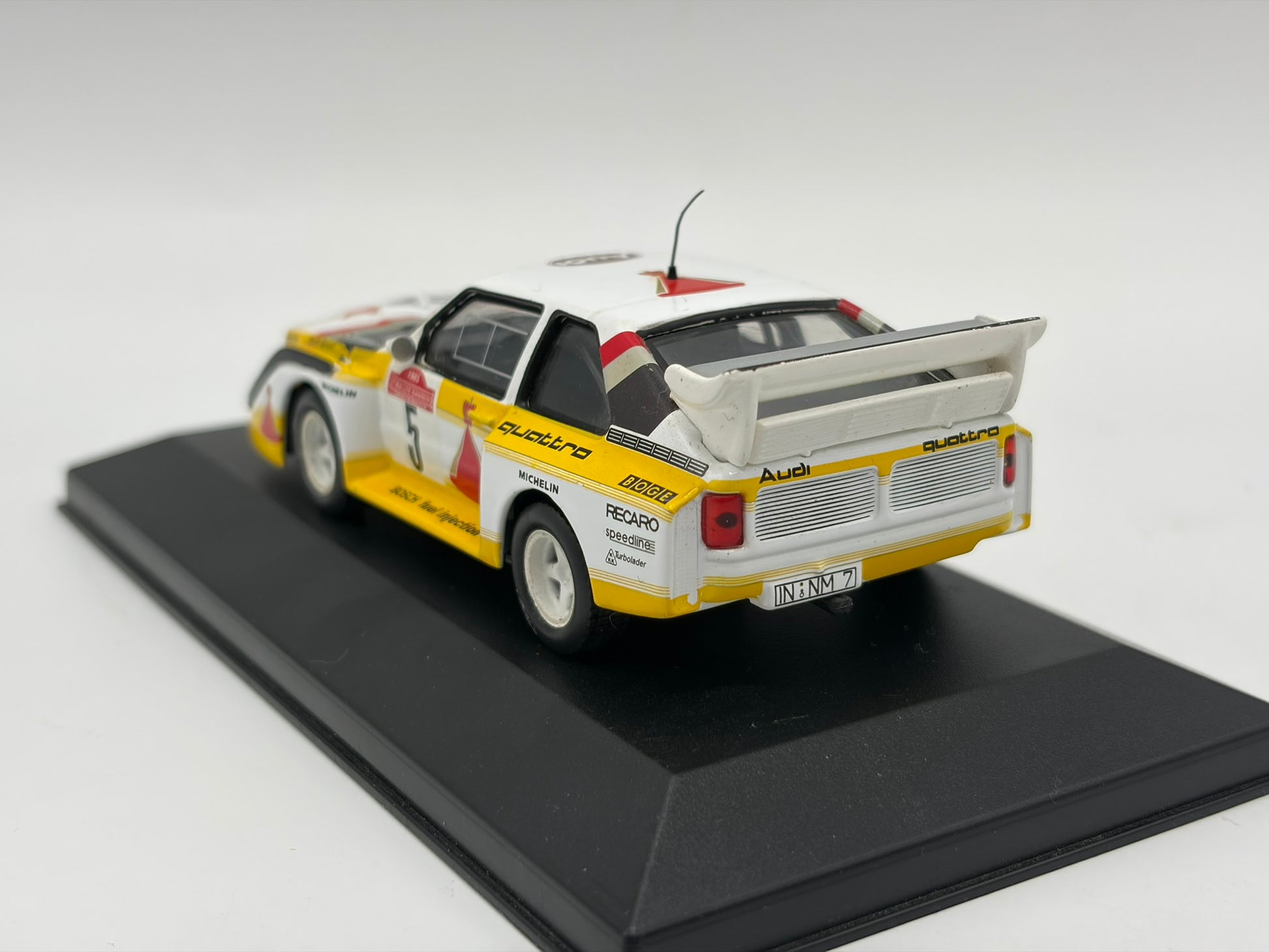 1/43 1985 Audi Quattro Sport E2 - Rallye Sanremo - Rohrl / Geistdorfer | Model Rally Car