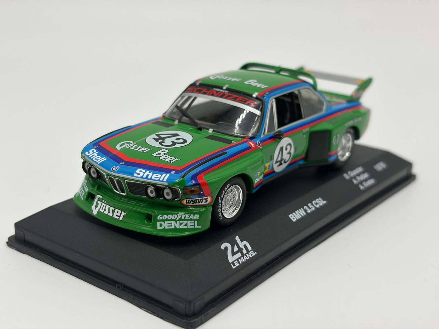 1/43 1976 BMW 3.5 CSL - Quester / Peltier | Krebs | Model Le Mans Car