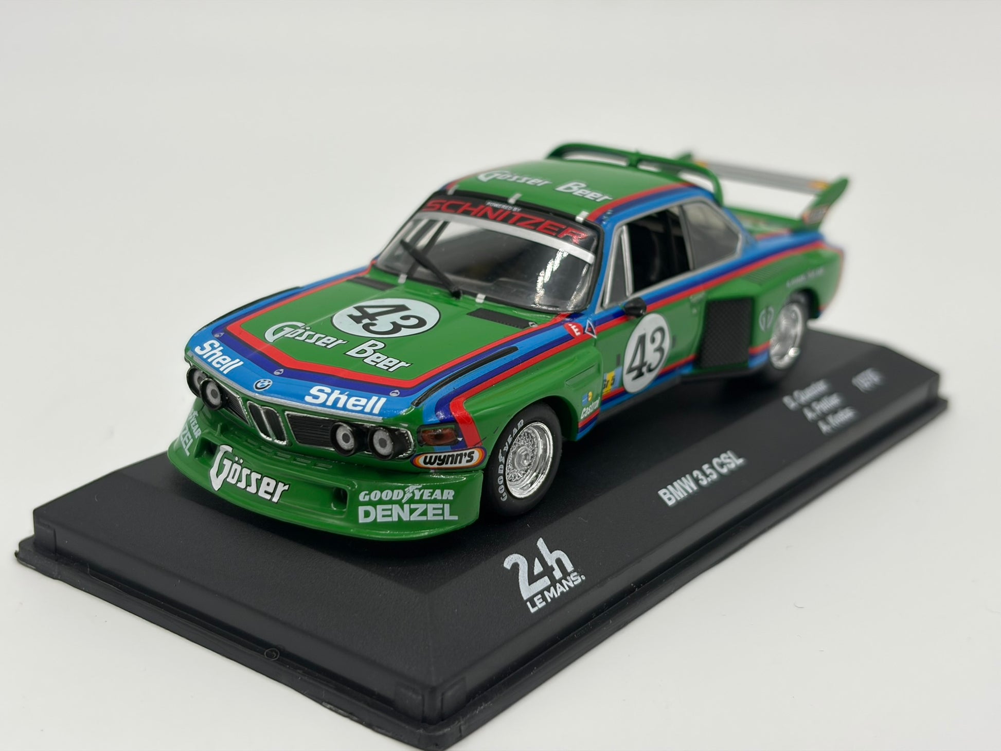 1/43 1976 BMW 3.5 CSL - Quester / Peltier | Krebs | Model Le Mans Car