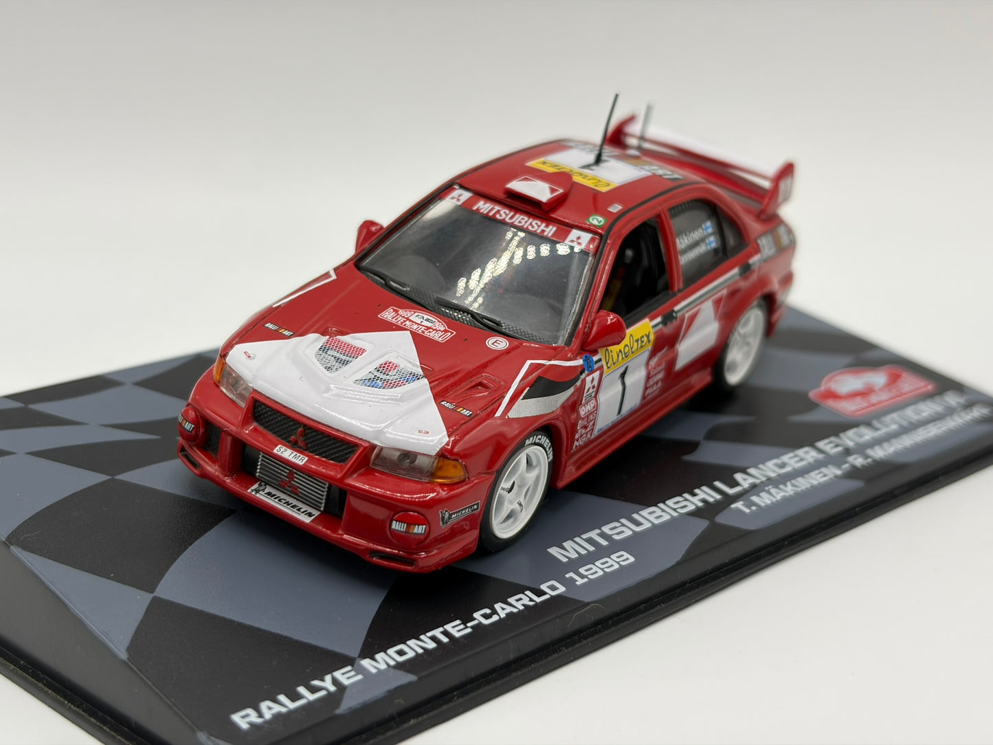 1/43 1999 Mitsubishi Lancer Evo VI - Monte Carlo Rally - Makinen / Mannisenmaki | Model Rally Car