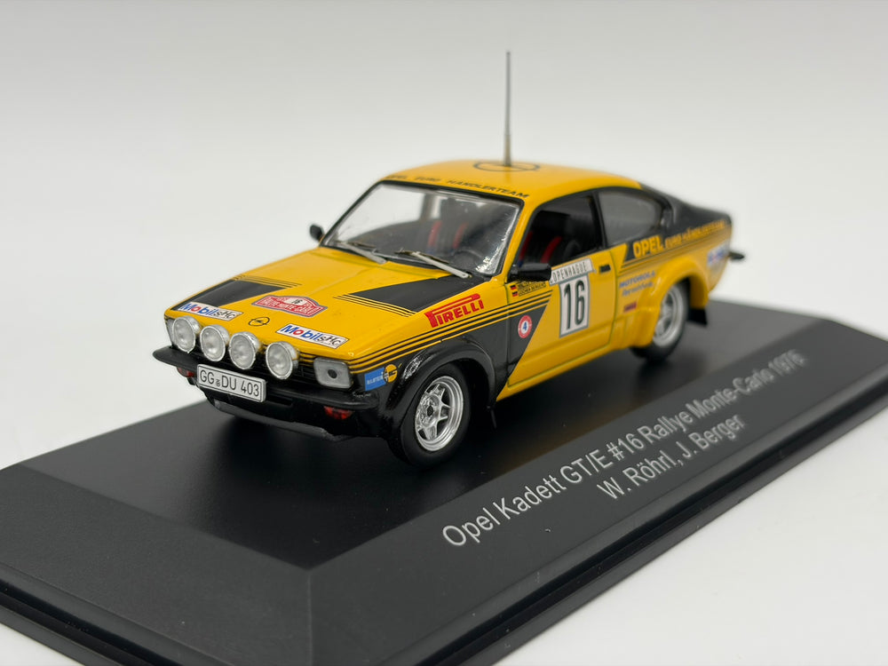 1/43 1976 Opel Kadett GT/E - Monte Carlo Rally - Rohrl / Berger - CMR | Model Rally Car
