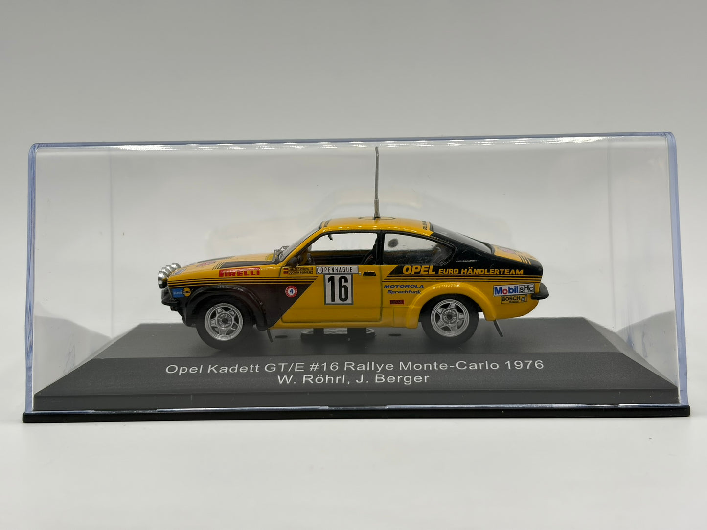 1/43 1976 Opel Kadett GT/E - Monte Carlo Rally - Rohrl / Berger - CMR | Model Rally Car