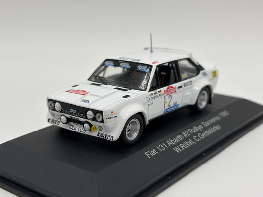 1/43 1980 Fiat 131 Abarth - Rallye Sanremo - Rohrl / Geistdorfer - CMR | Model Rally Car