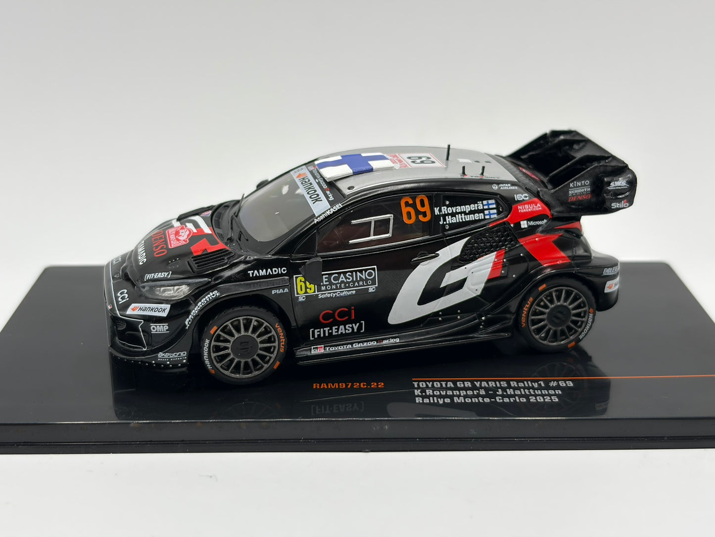 1/43 2025 Toyota GR Yaris Rally1 - Monte Carlo Rally - Rovanpera / Halttunen | Model Rally Car