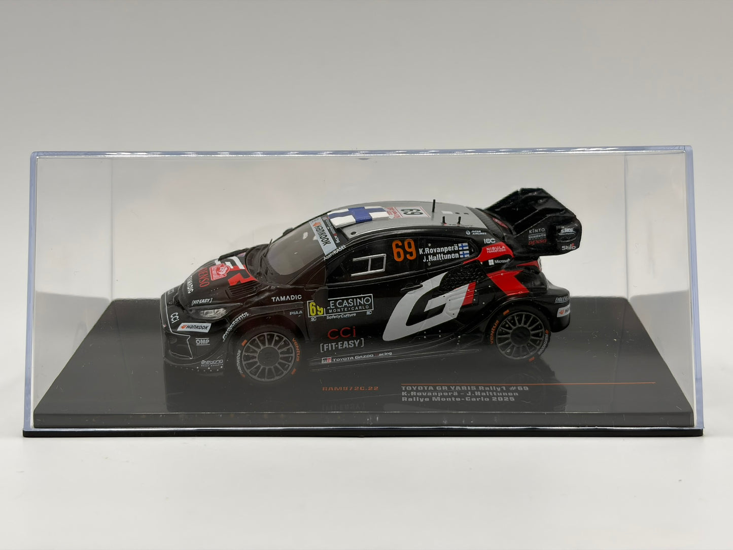 1/43 2025 Toyota GR Yaris Rally1 - Monte Carlo Rally - Rovanpera / Halttunen | Model Rally Car