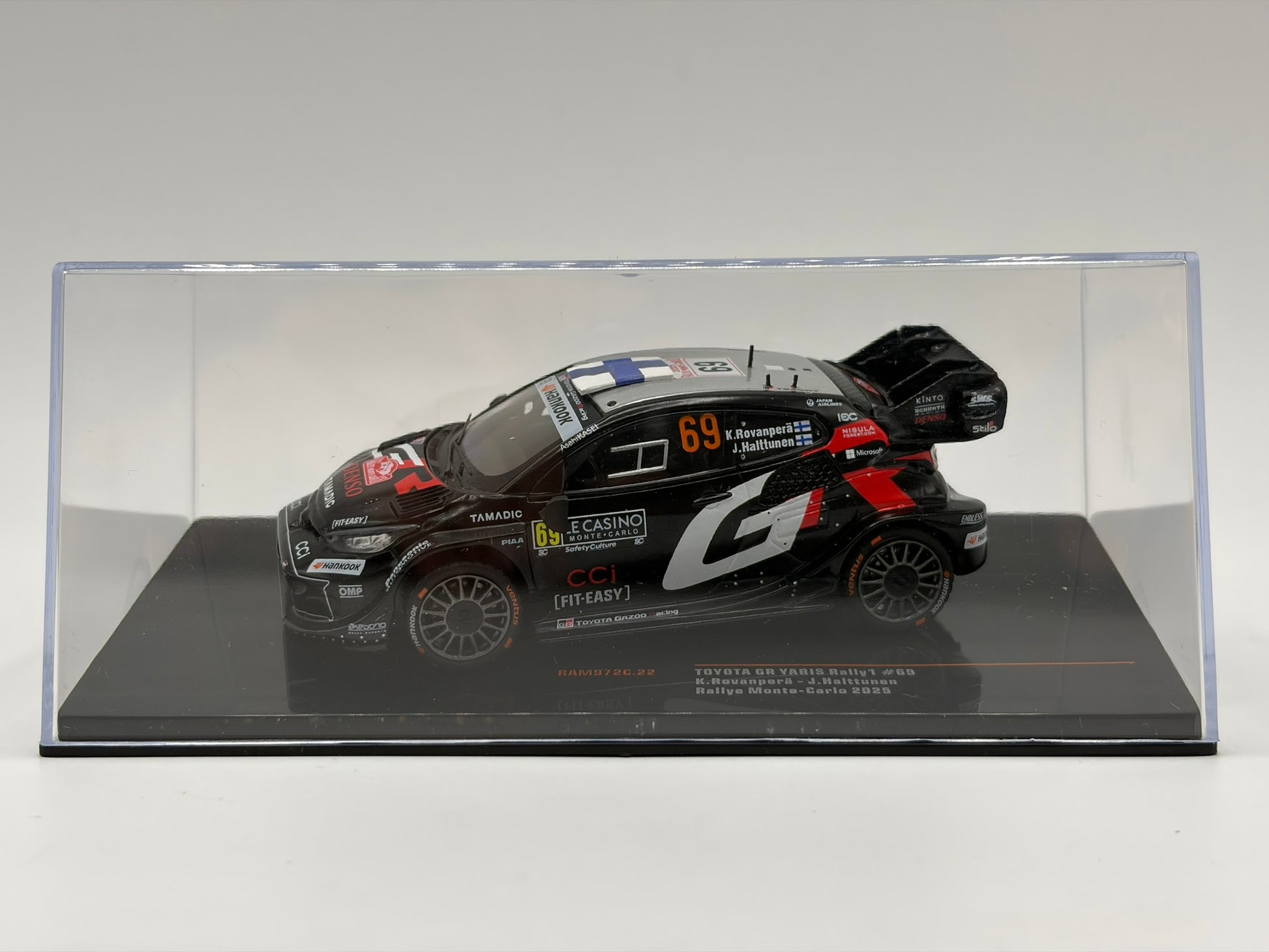 1/43 2025 Toyota GR Yaris Rally1 - Monte Carlo Rally - Rovanpera / Halttunen | Model Rally Car