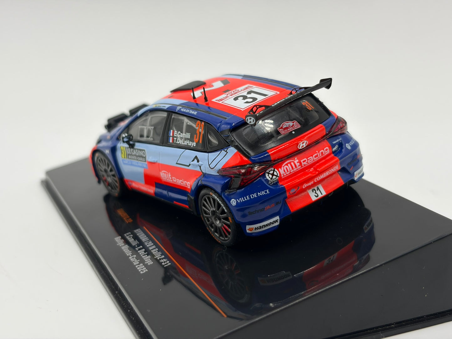 1/43 2025 Hyundai i20N Rally2 - Monte Carlo Rally - Camilli / de la Haye | Model Rally Car