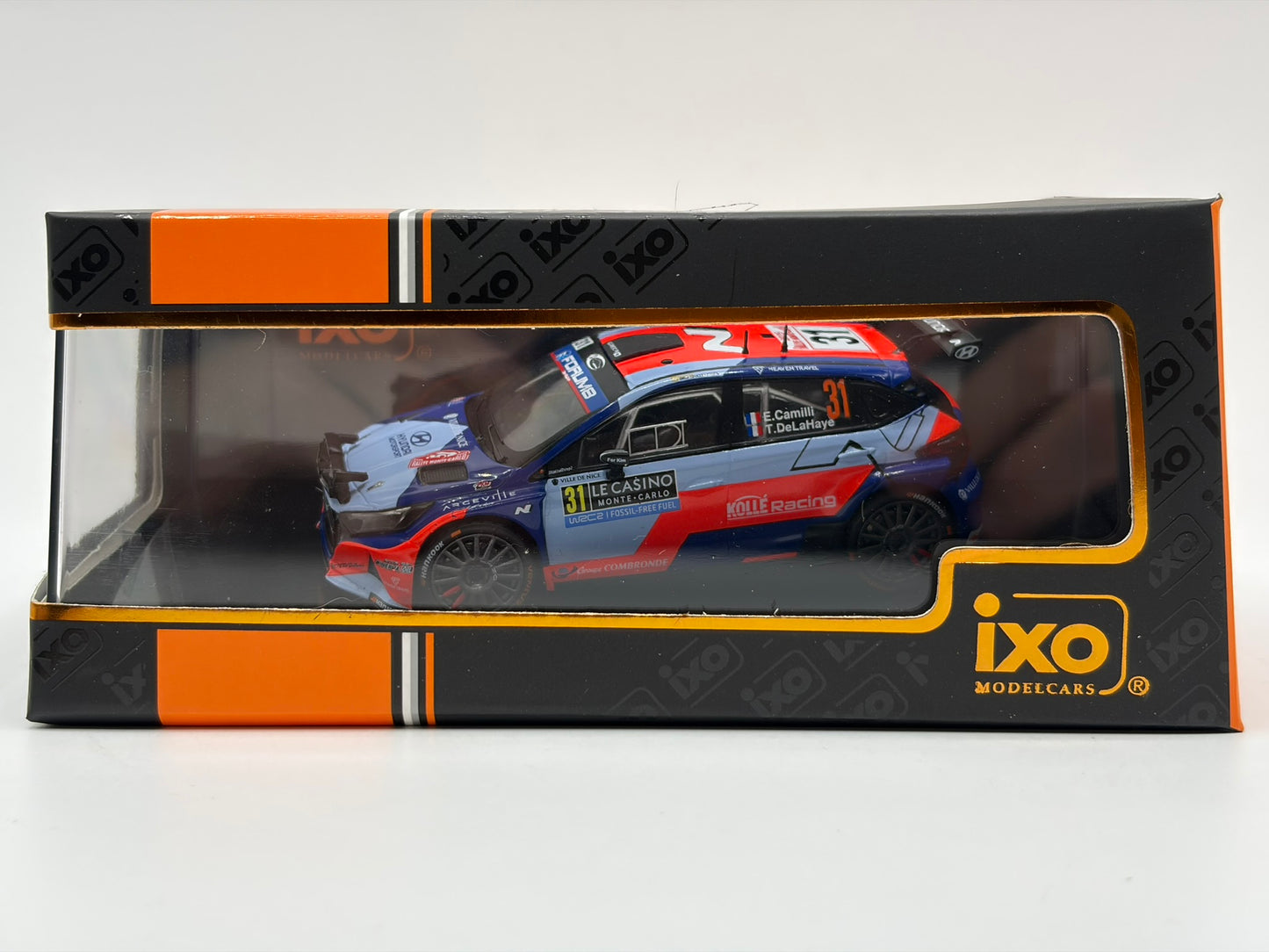 1/43 2025 Hyundai i20N Rally2 - Monte Carlo Rally - Camilli / de la Haye | Model Rally Car