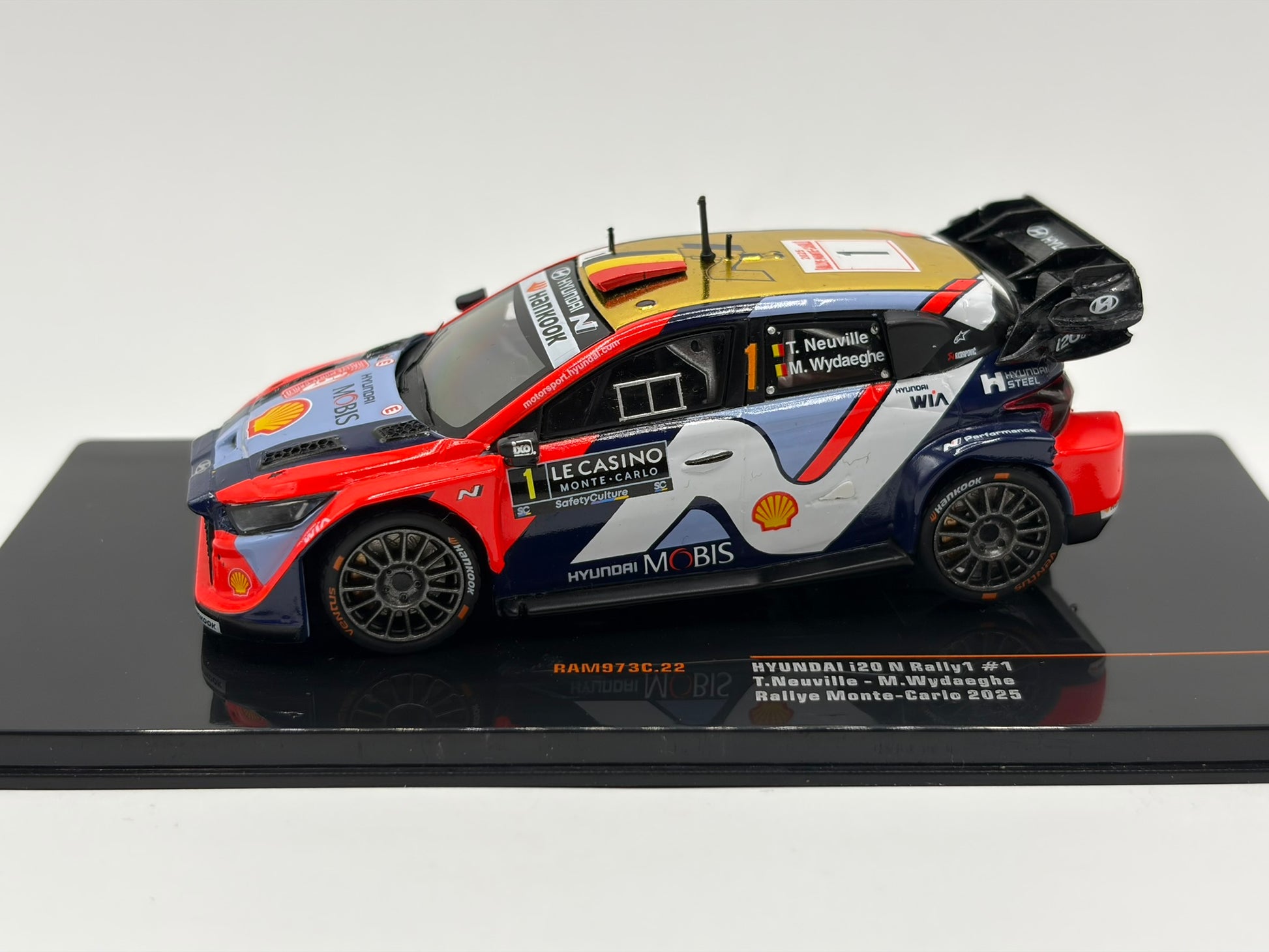 1/43 2025 Hyundai i20N Rally1 - Monte Carlo Rally - Neuville / Wydaeghe | Model Rally Car