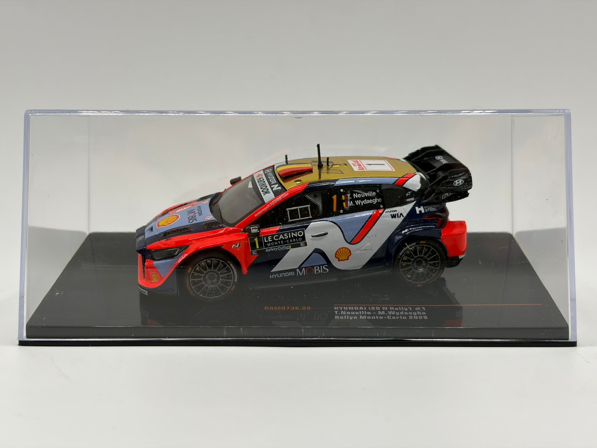 1/43 2025 Hyundai i20N Rally1 - Monte Carlo Rally - Neuville / Wydaeghe | Model Rally Car