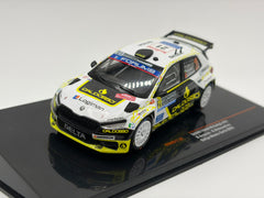 1/43 2025 Skoda Fabia RS Rally2 - Monte Carlo Rally - Gryazin / Aleksandrov | Model Rally Car