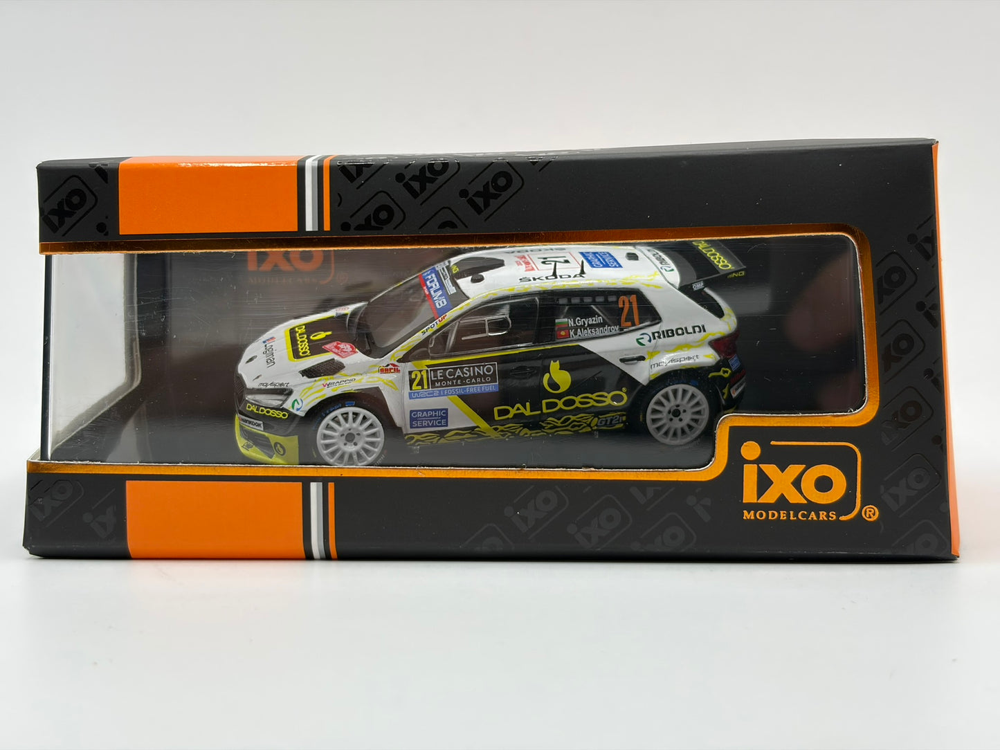 1/43 2025 Skoda Fabia RS Rally2 - Monte Carlo Rally - Gryazin / Aleksandrov | Model Rally Car