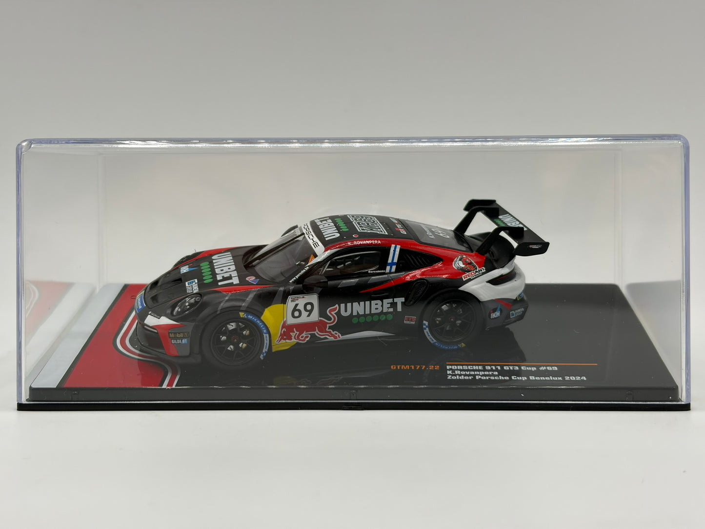 1/43 2024 Porsche 911 GT3 Cup - Zolder Porsche Cup Benelux - Kalle Rovanpera | Model Car