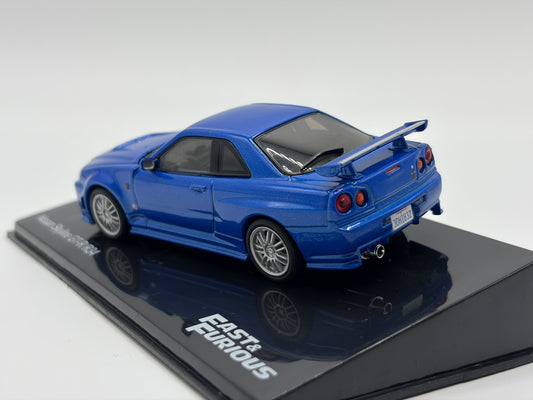 1/43 2000 Nissan Skyline GT-R R34 - Fast & Furious | Model Car