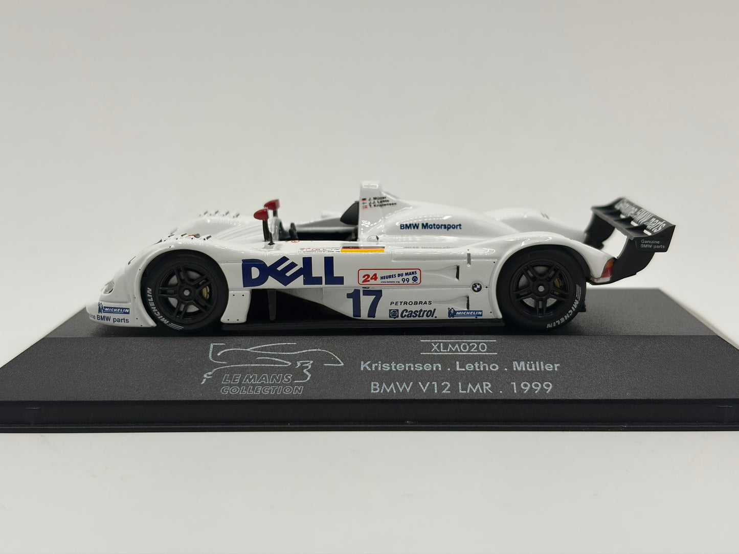 1/43 1999 BMW V12 LMR - Kristensen / Lehto / Muller - Onyx | Model Le Mans Car