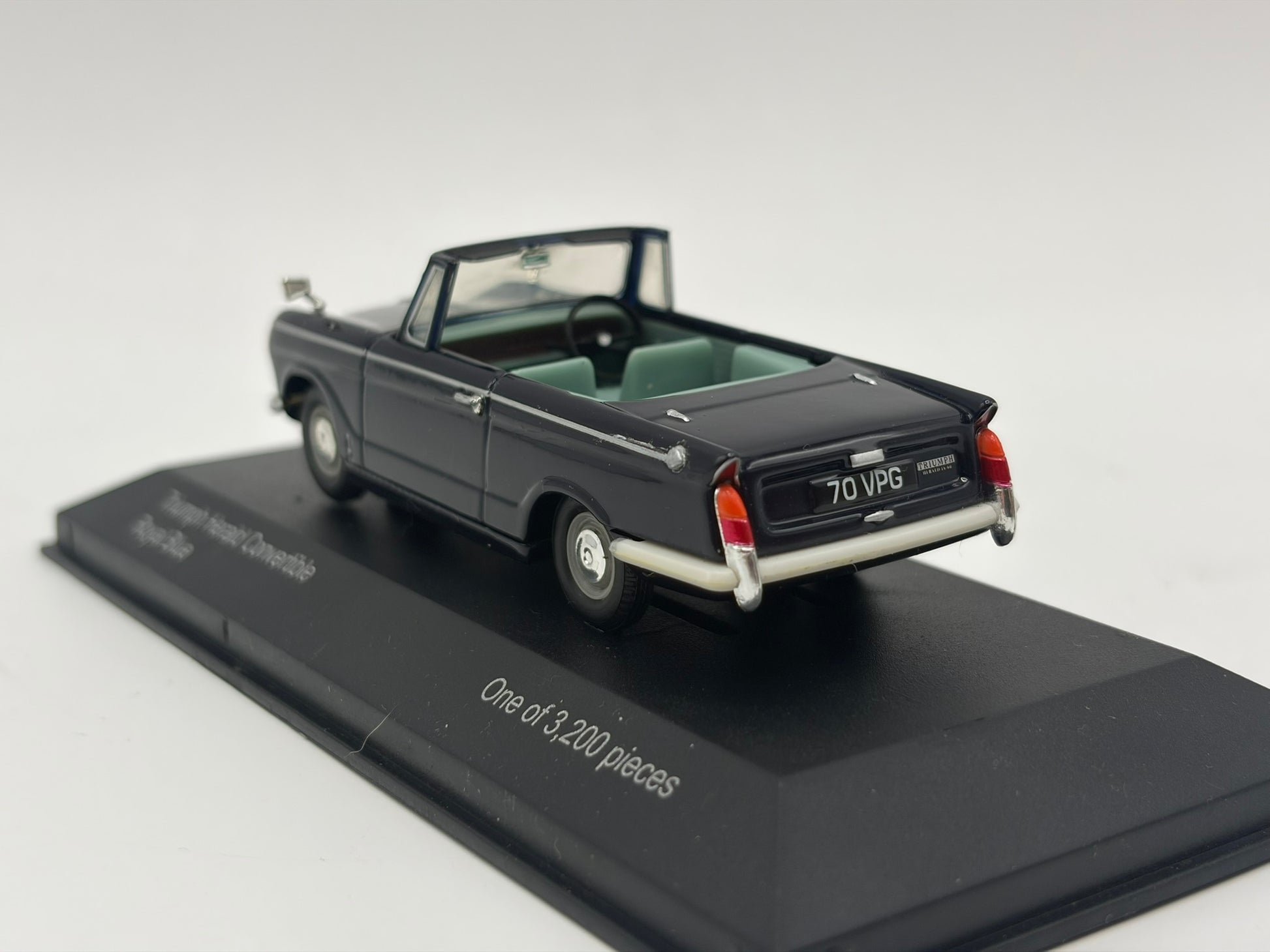 1/43 1970 Triumph Herald Convertible - Royal Blue | Corgi Vanguards | Model Car