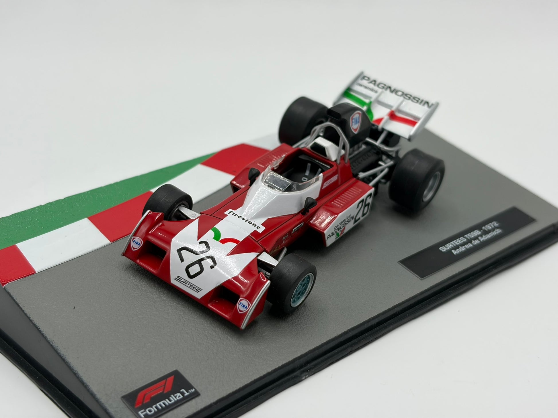 Surtees TS9B Cosworth V8 F1 Argentina GP 1972 #20 Andrea de Adamich Surtees TS9B Cosworth V8 F1 Argentina GP 1972 #20 Andrea de Adamich