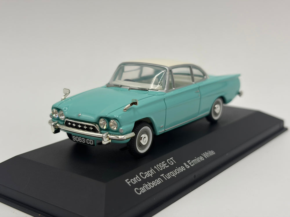 1/43 1962 Ford Consul Capri 109E GT - Caribbean Turquoise | Corgi Vanguards | Model Car