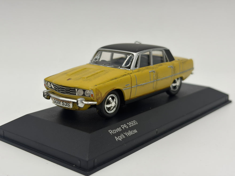 1/43 1964 Rover P6 3500 - April Yellow | Corgi Vanguards | Model Car