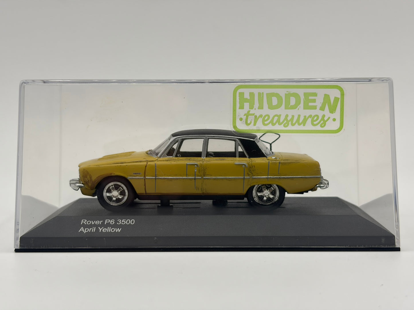 1/43 1964 Rover P6 3500 - April Yellow | Corgi Vanguards | Model Car